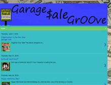 Tablet Screenshot of garagesalegroove.com